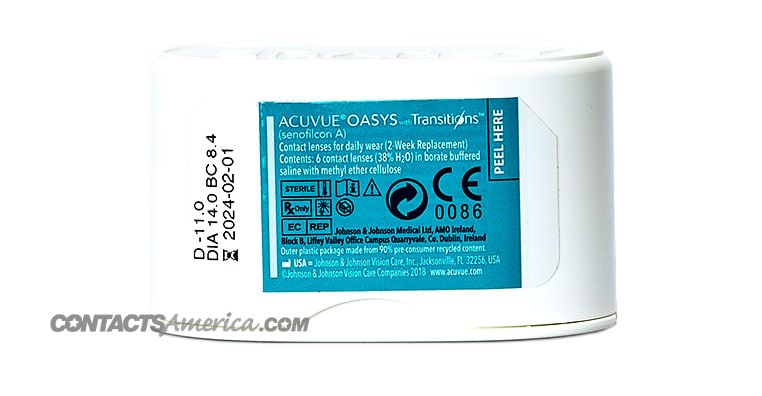 Acuvue Oasys with Transitions Rx
