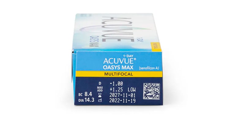 Acuvue Oasys Max 1-Day Multifocal Rx