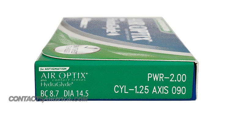 Air Optix Plus HydraGlyde for Astigmatism Rx