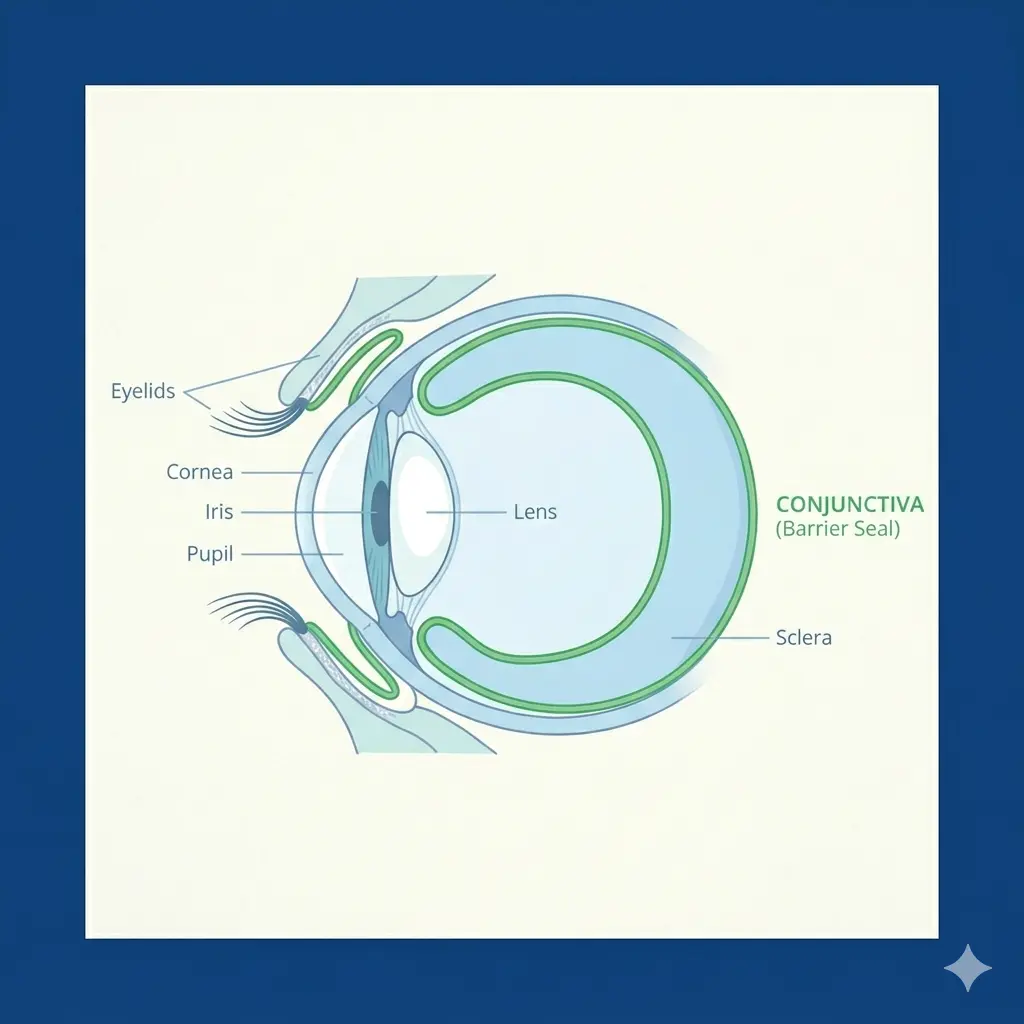 Sclera of the eye