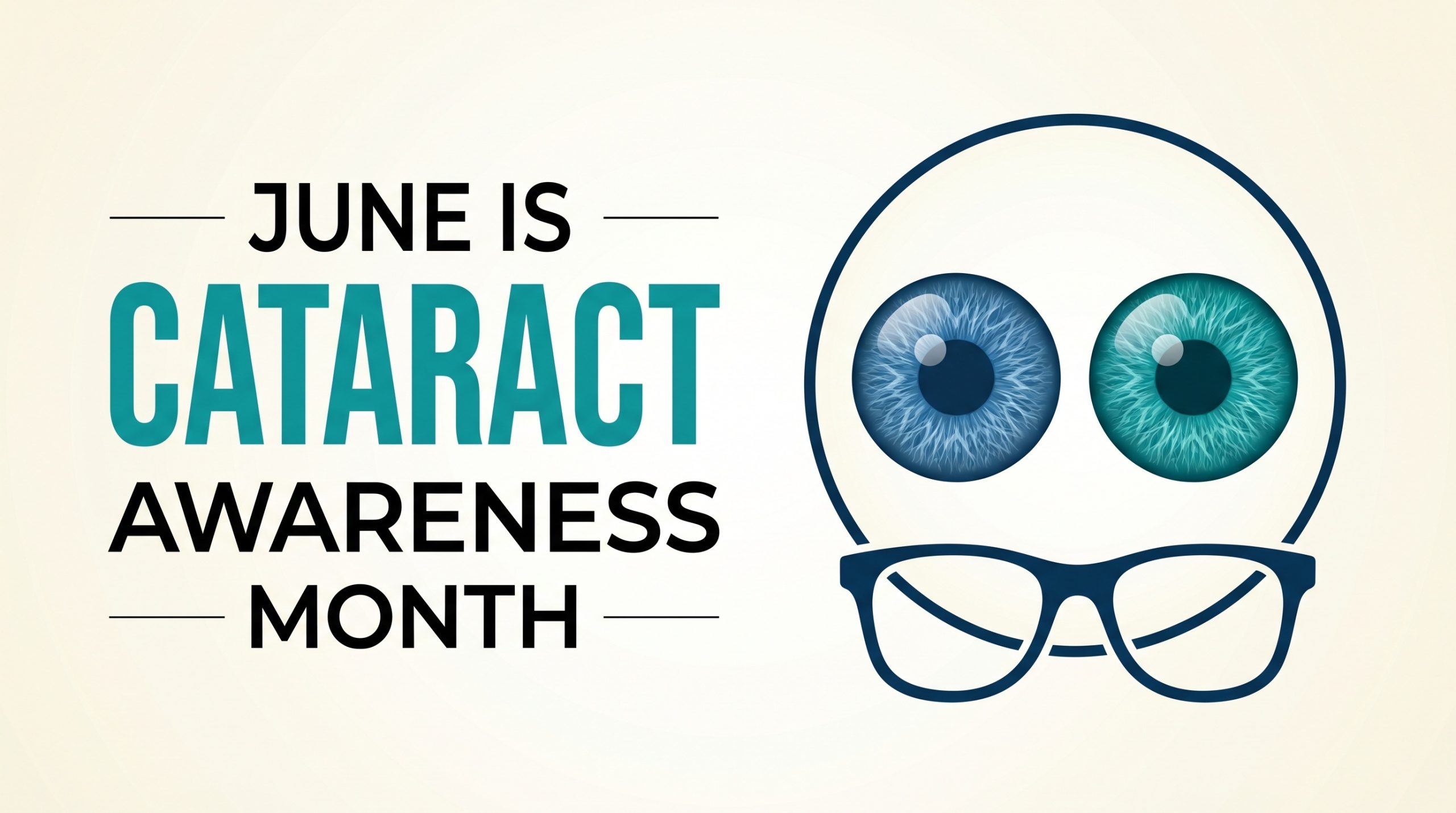 Cataract awareness month illustration
