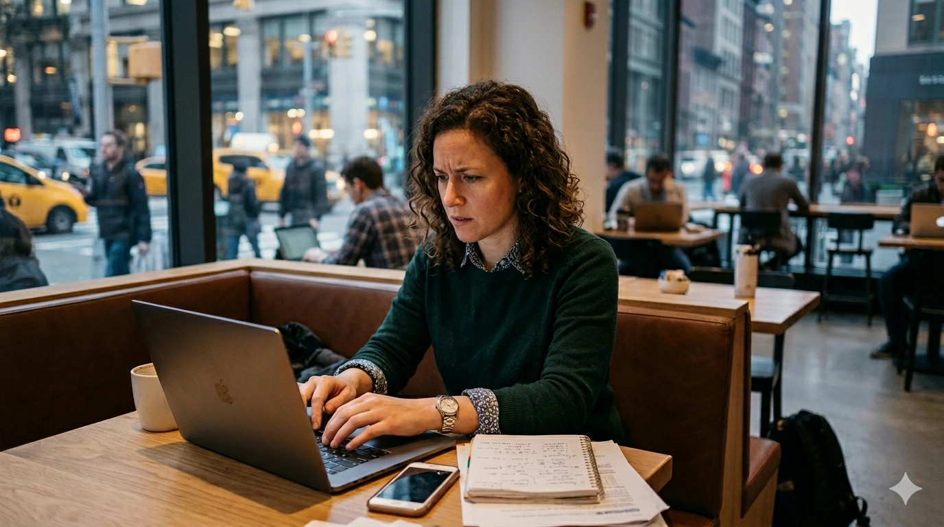 Busy American Worker